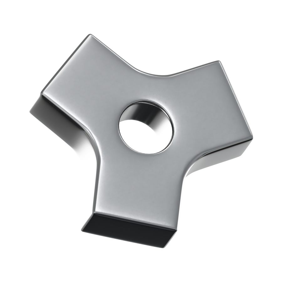 Precision titanium part for quality inspection